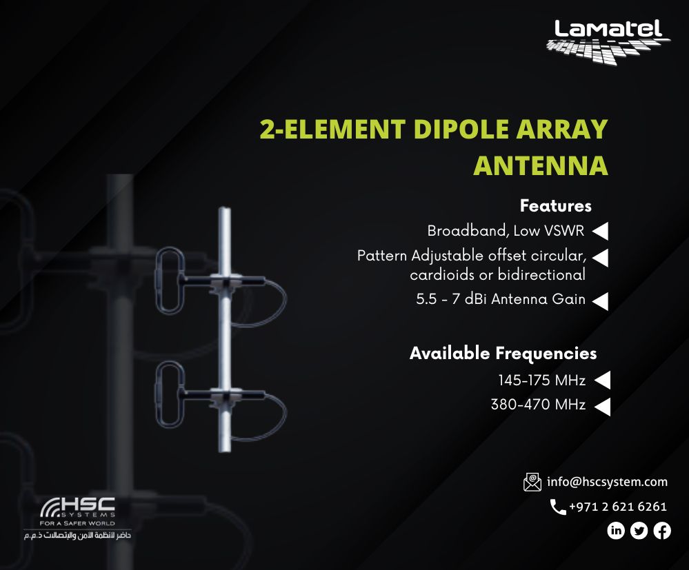 2-element dipole array antenna