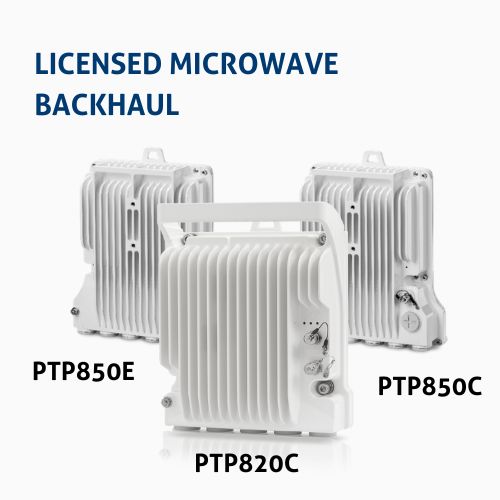 Licensed microwave backhaul