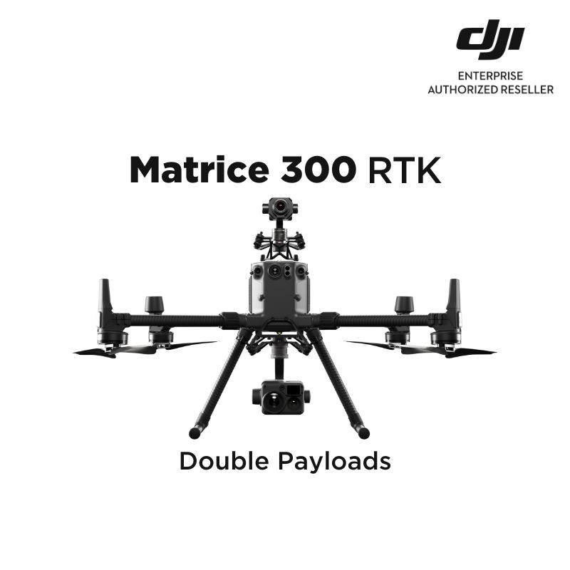 Matrice 300 rtk double payload hader security communications systems