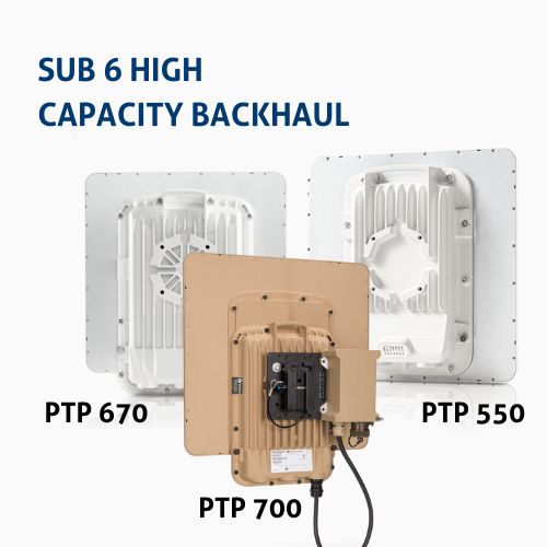 Sub 6 high capacity backhaul hader security communications systems