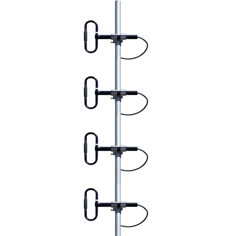 Lamatel dipole antenna with hscs