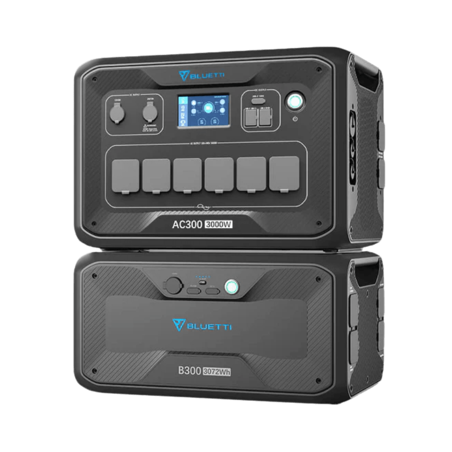 Bluetti ac300 + b300 + pv350 solar generator kit ‣ Hader Security & Communications Systems